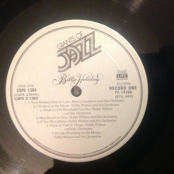 Billie Holiday – Giants Of Jazz: Billie Holiday - 3-Album Box Set VinylPursuit.com