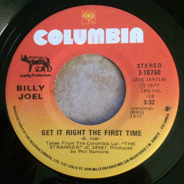 Billy Joel – Only The Good Die Young - 7" Single, 1978 Vinyl Pursuit Inc