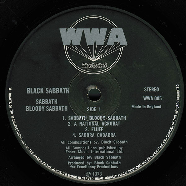 Black Sabbath – Sabbath Bloody Sabbath - 1973 UK Pressing!