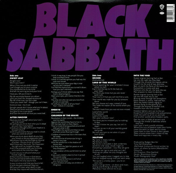 Black Sabbath – Master Of Reality - Remastered, 180g Sealed! VinylPursuit.com