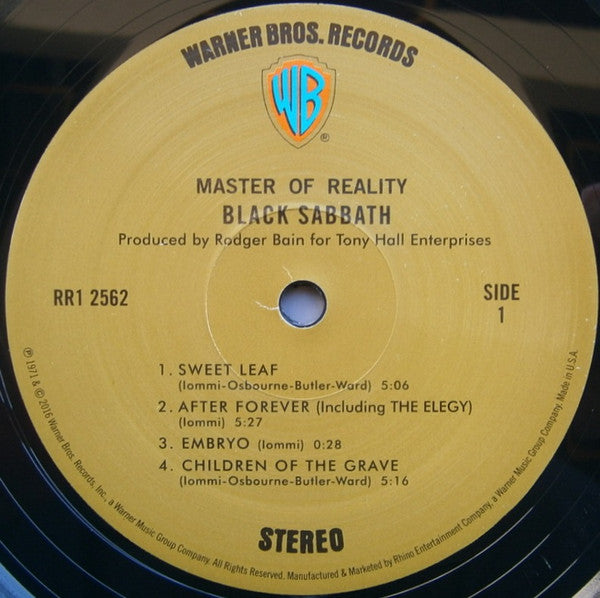 Black Sabbath – Master Of Reality - Remastered, 180g Sealed! VinylPursuit.com
