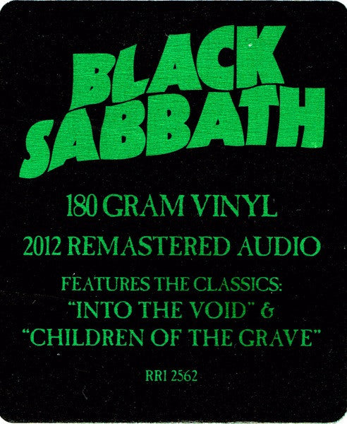 Black Sabbath – Master Of Reality - Remastered, 180g Sealed! VinylPursuit.com