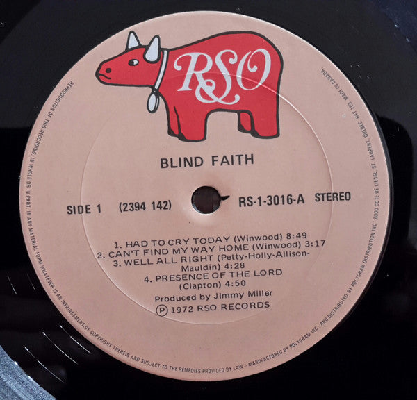 Blind Faith – Blind Faith - 1977