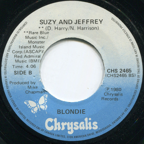 Blondie – The Tide Is High -  7" Single - 1978