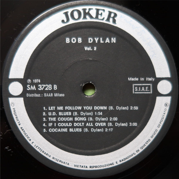 Bob Dylan – A Rare Batch Of Little White Wonder - Volume 2 -  Rare 1981 Italian Pressing