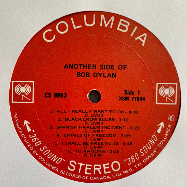 Bob Dylan – Another Side of Bob Dylan - 1964 Pressing, SEALED!