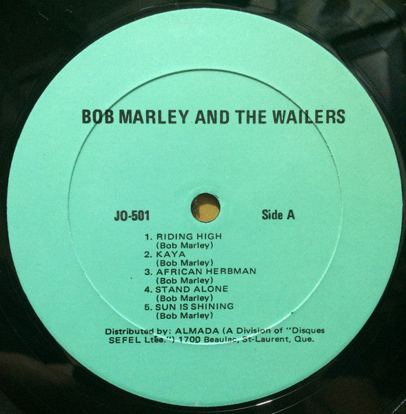 Bob Marley  and The Wailers – Bob Marley And The Wailers - 1981 Compilation, Rare!