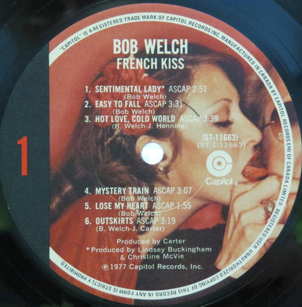 Bob Welch - French Kiss - 1977 Original - Bargain Bin! VinylPursuit.com