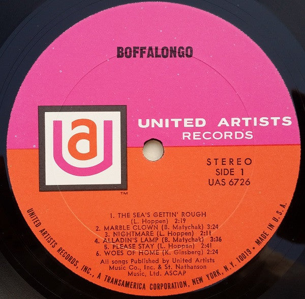 Boffalongo – Boffalongo - 1969 US Original!