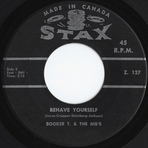 Booker T and The MGs – Green Onions / Behave Yourself -  7