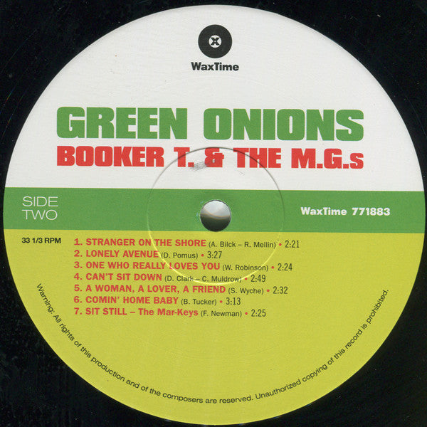 Booker T and The MGs – Green Onions - Limited Edition, Mono, 180g Pressing VinylPursuit.com