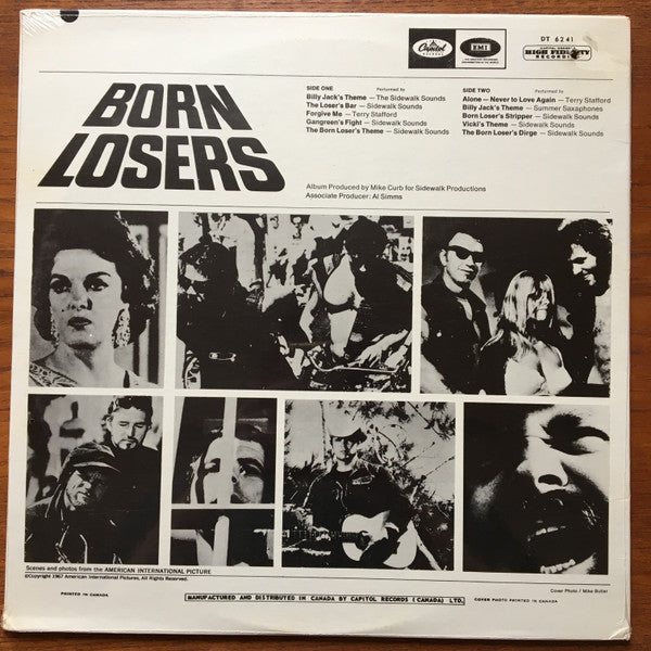 Born Losers - Original Motion Picture Soundtrack - 1967 Original, 6000 Series VinylPursuit.com