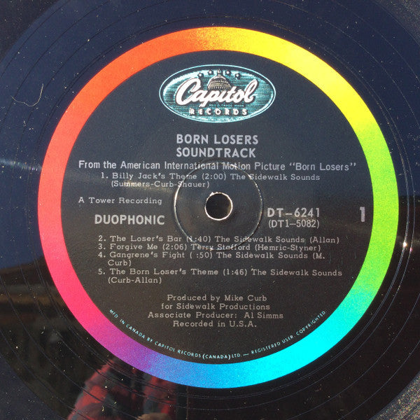 Born Losers - Original Motion Picture Soundtrack - 1967 Original, 6000 Series VinylPursuit.com