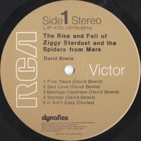 David Bowie - The Rise And Fall Of Ziggy Stardust And The Spiders From Mars - Early Pressing in Shrinkwrap! VinylPursuit.com