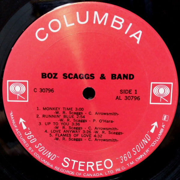 Boz Scaggs & Band – Boz Scaggs & Band - 1971 Original! VinylPursuit.com