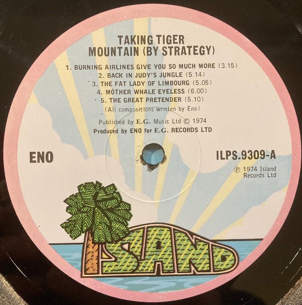 Brian Eno – Taking Tiger Mountain (By Strategy) - 1974 UK First Pressing! - Vinyl Pursuit Inc