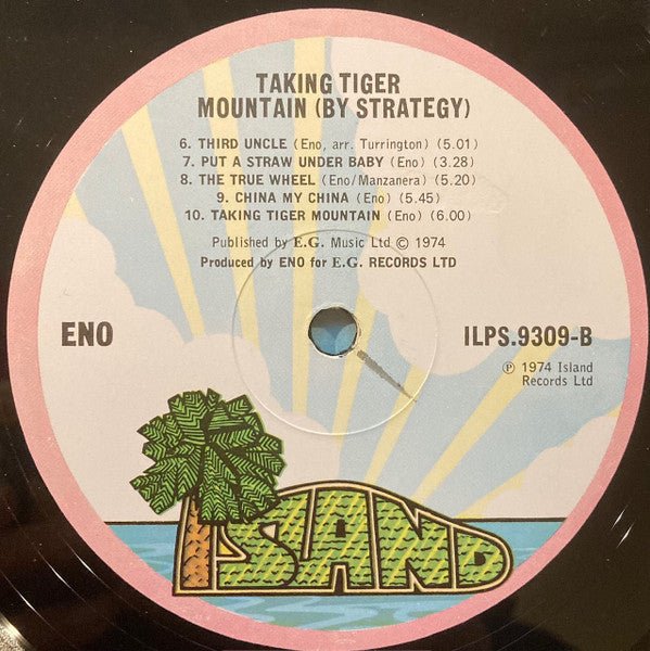 Brian Eno – Taking Tiger Mountain (By Strategy) - 1974 UK First Pressing! - Vinyl Pursuit Inc