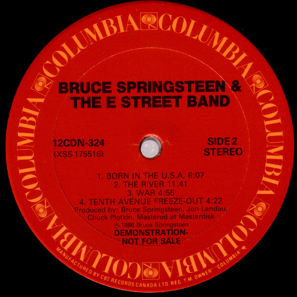 Bruce Springsteen &amp; The E Street Band – Live/1975-85 - 1986 Original Promo, Rare!