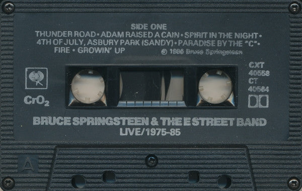 Bruce Springsteen and The E-Street Band ‎– Live/1975-85 - 3-Cassette Box Set w Booklet