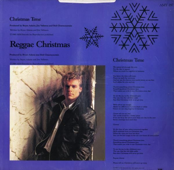 Bryan Adams – Christmas Time - 1985 UK Original VinylPursuit.com