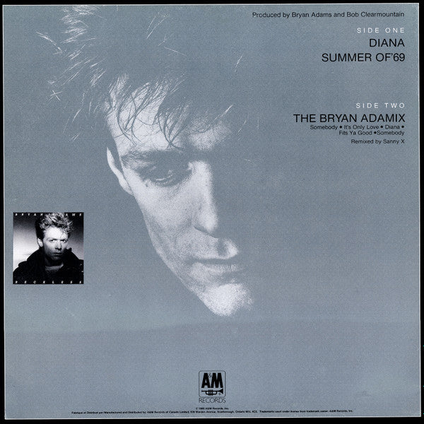 Bryan Adams – Diana / Summer Of 69' / The Bryan Adamix - 1985  Original VinylPursuit.com