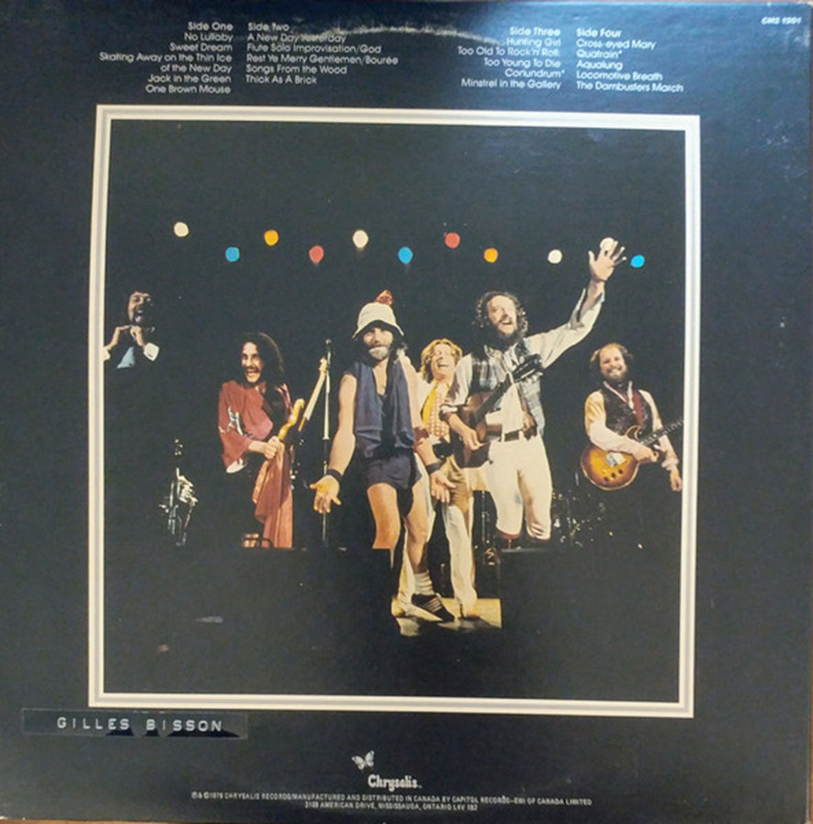 Jethro Tull – Live - Bursting Out - 1978 Original