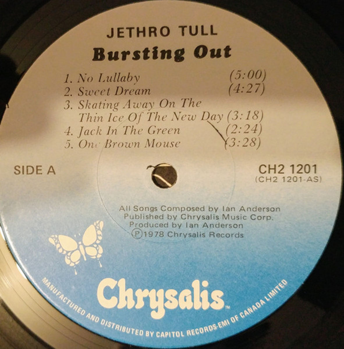 Jethro Tull – Live - Bursting Out - 1978 Original