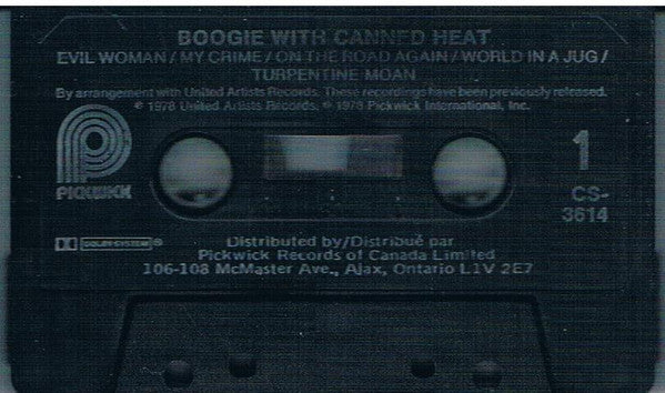 Canned Heat – Boogie With Canned Heat - 1978 Original Cassette VinylPursuit.com