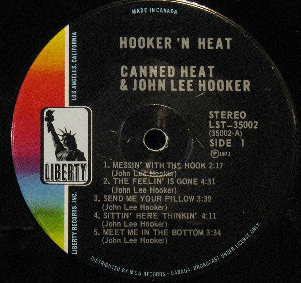 Canned Heat & John Lee Hooker – Hooker 'N Heat - 1971 Original VinylPursuit.com