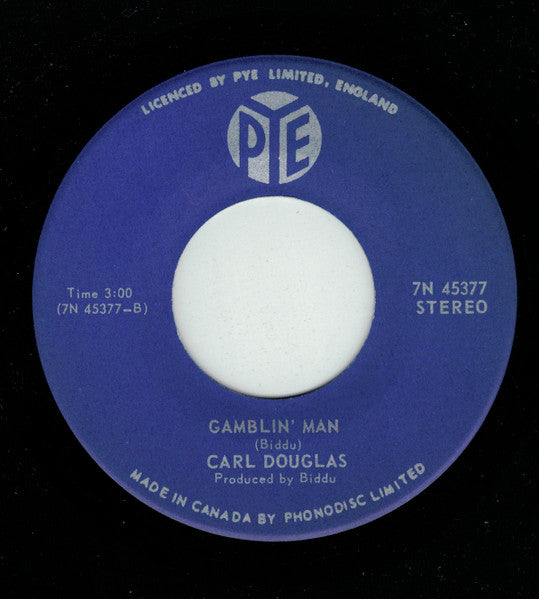 Carl Douglas – Kung Fu Fighting - 7" Single, 1974 Original