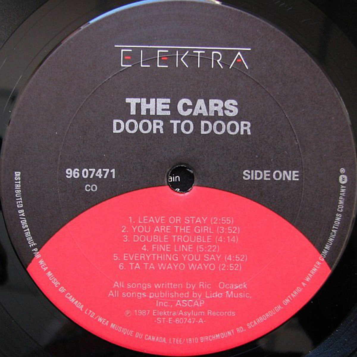 The Cars – Door To Door - 1987 Original in Shrinkwrap!