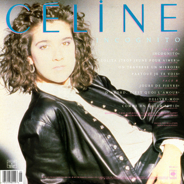 Celine Dion – Incognito- 1987 Original VinylPursuit.com
