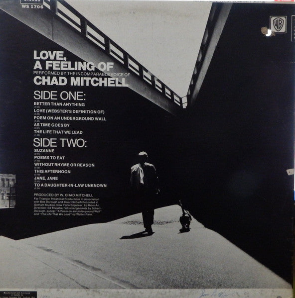 Chad Mitchell – Love, A Feeling Of - 1967 Original VinylPursuit.com