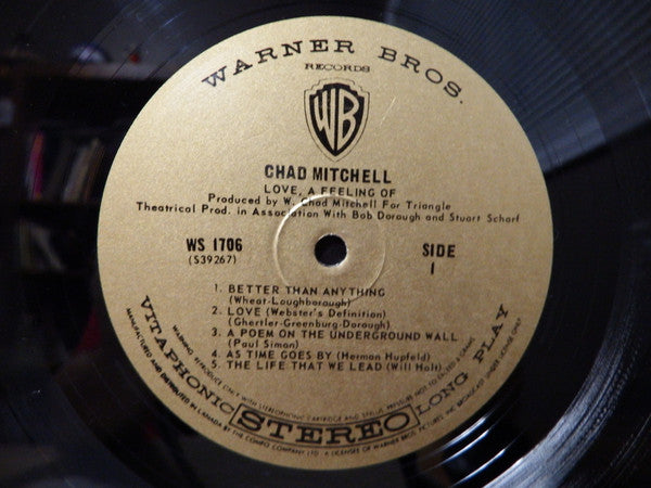 Chad Mitchell – Love, A Feeling Of - 1967 Original VinylPursuit.com