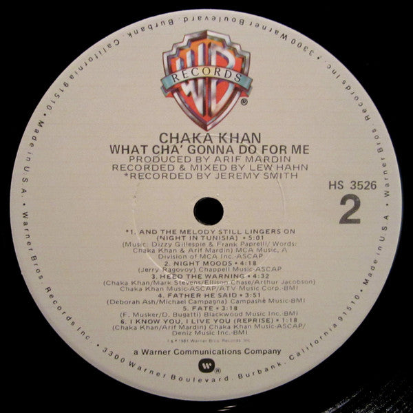 Chaka Khan – What Cha Gonna Do For Me - 1981 Orginal!