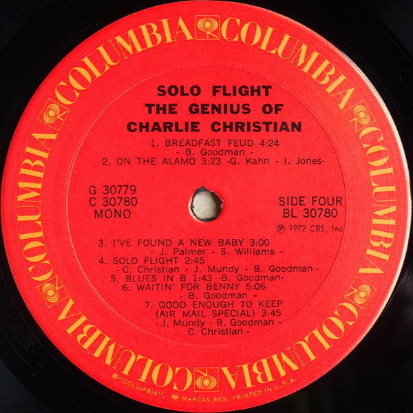 Charlie Christian – Solo Flight - The Genius Of Charlie Christian - 1973 MONO US Pressing