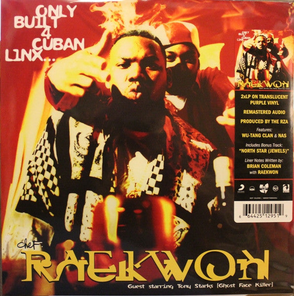 Chef Raekwon ‎– Only Built 4 Cuban Linx.... Remastered, Purple Swirl Translucent VinylPursuit.com