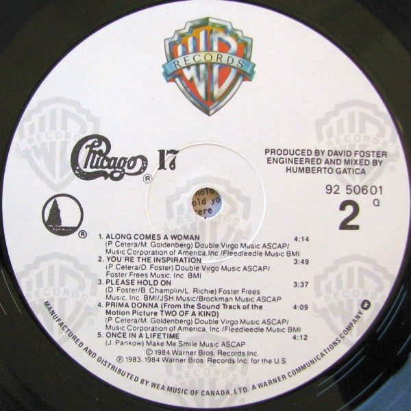 Chicago – Chicago 17 - 1984 Pressing