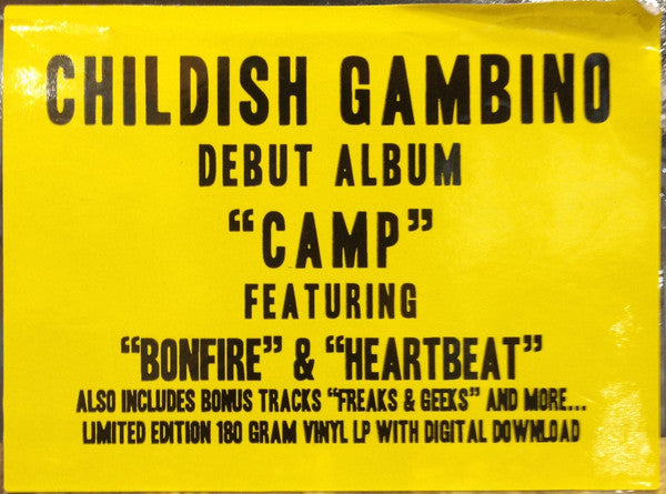 Childish Gambino - Camp - Double Gatefold Debut! SEALED VinylPursuit.com