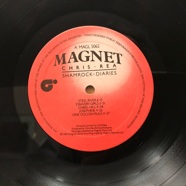 Chris Rea ‎– Shamrock Diaries - 1985 Original VinylPursuit.com