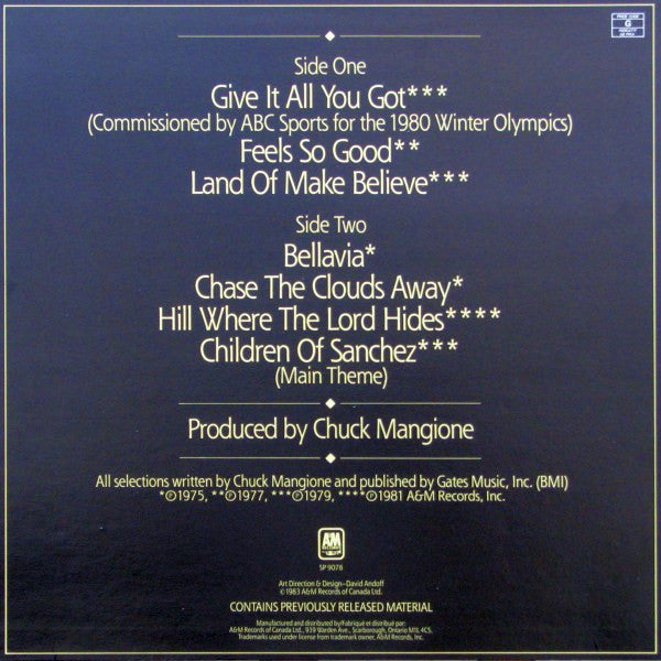 Chuck Mangione – The Magic Of Mangione - 1983 in Shrinkwrap