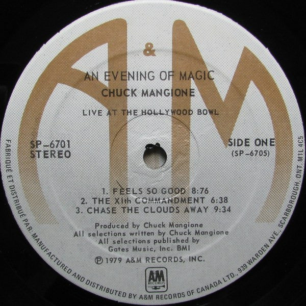 Chuck Mangione – Live At The Hollywood Bowl (An Evening Of Magic) - 1979 Pressing!