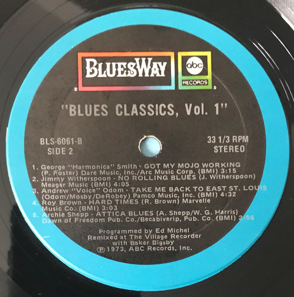 Classic Blues - Volume One -  1973 Original!