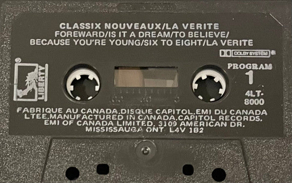 Classix Nouveaux – La Verité –  1982 Cassette, Super Dynamic Range VinylPursuit.com