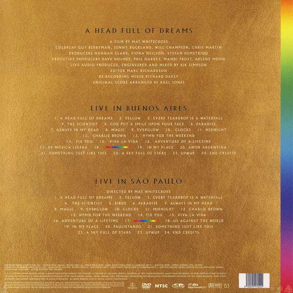 Coldplay – Live In Buenos Aires / Live In São Paulo / A Head Full Of Dreams - Butterfly Box-Set!