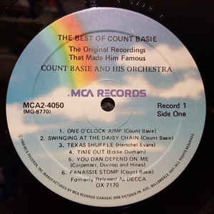 Count Basie And His Orchestra – The Best Of Count Basie - 1980 Pressing VinylPursuit.com