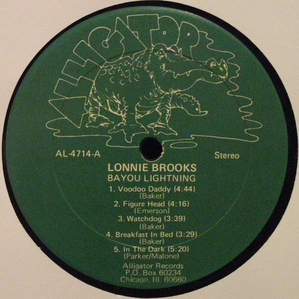 Lonnie Brooks – Bayou Lightning - 1979 Original VinylPursuit.com