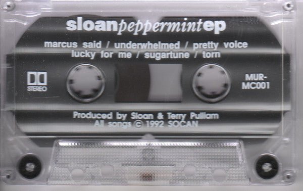 Sloan – Peppermint EP - 1992 Cassette - Vinyl Pursuit Inc