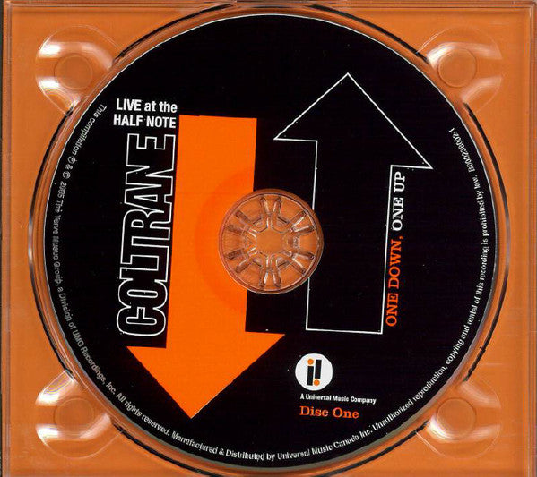 John Coltrane – One Down, One Up (Live At The Half Note) - 2005 CD Vinyl Pursuit Inc
