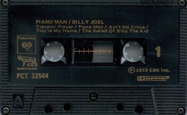 Billy Joel – Piano Man - 1973 Cassette - Vinyl Pursuit Inc
